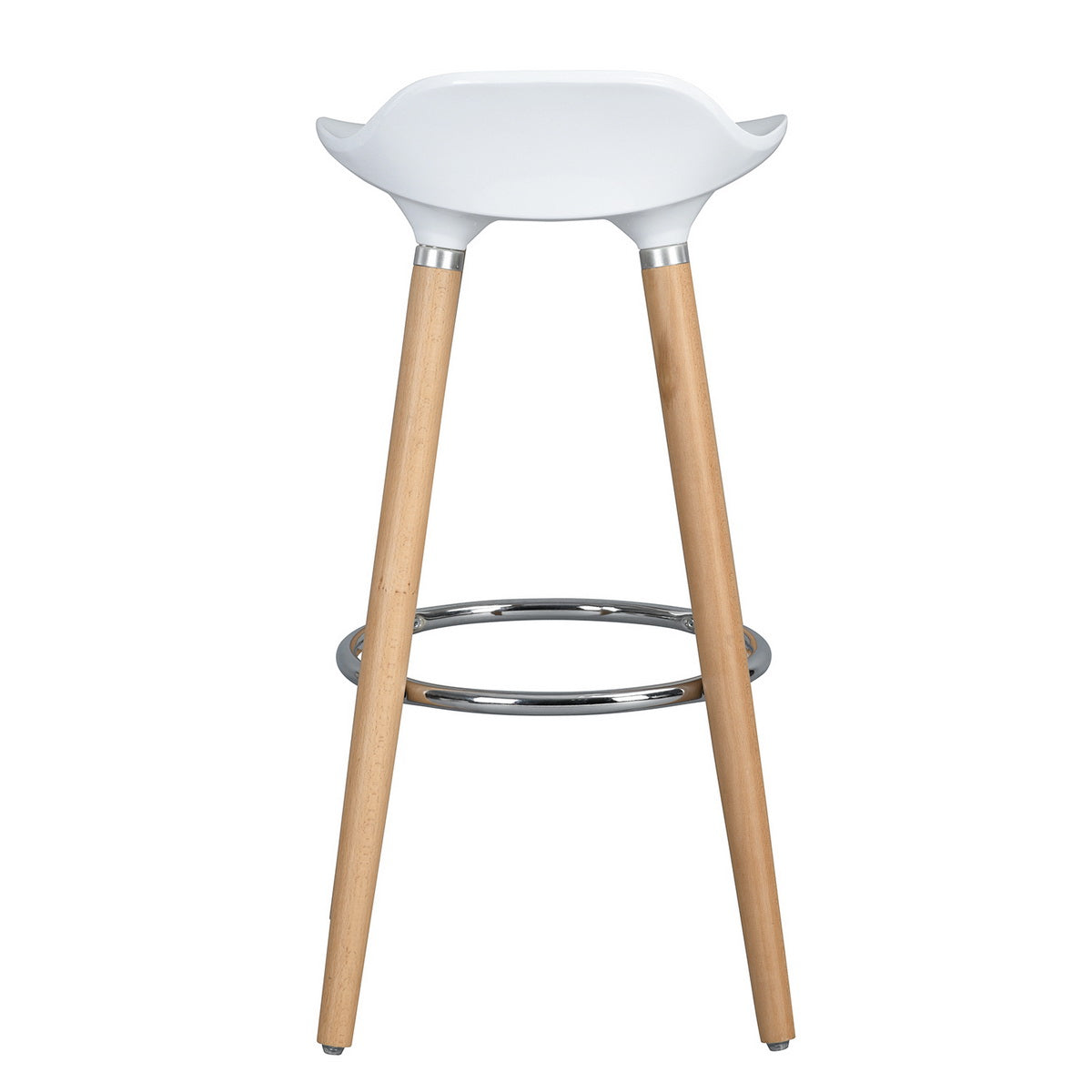 Barstools Plastic Seat Wooden Legs Bar Stools Jasmine