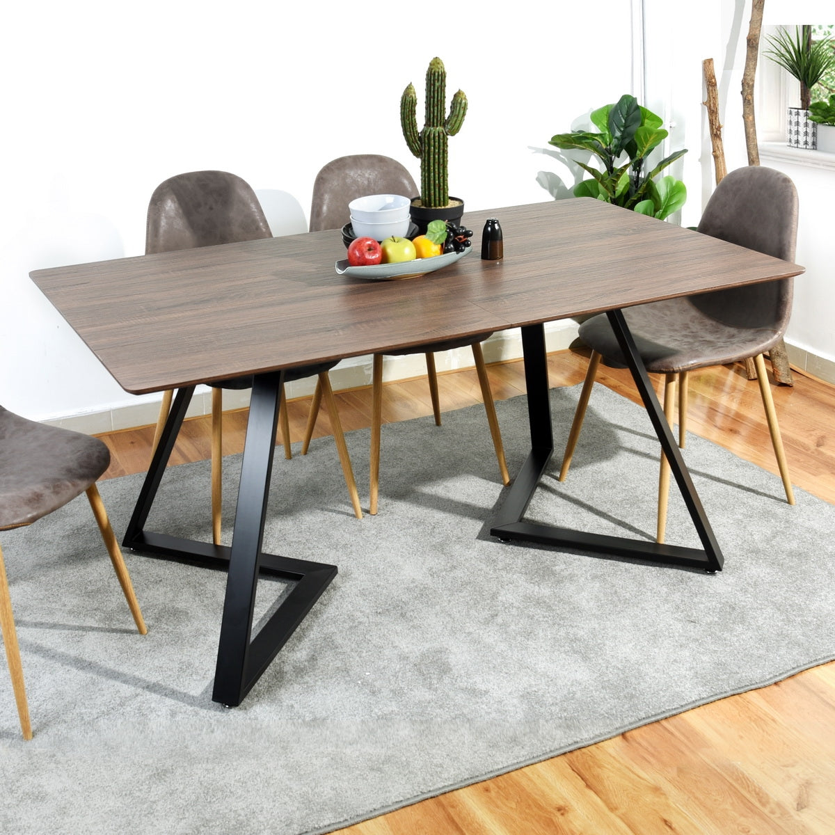 Modern Wooden Dining Table Rectangular Royal