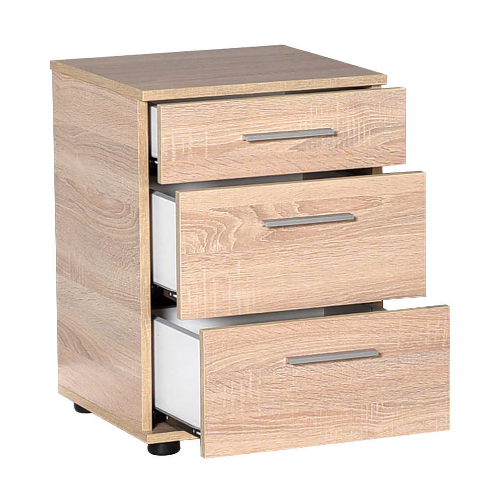 Newline Nightstand W/ Three Drawers Sonoma KMD