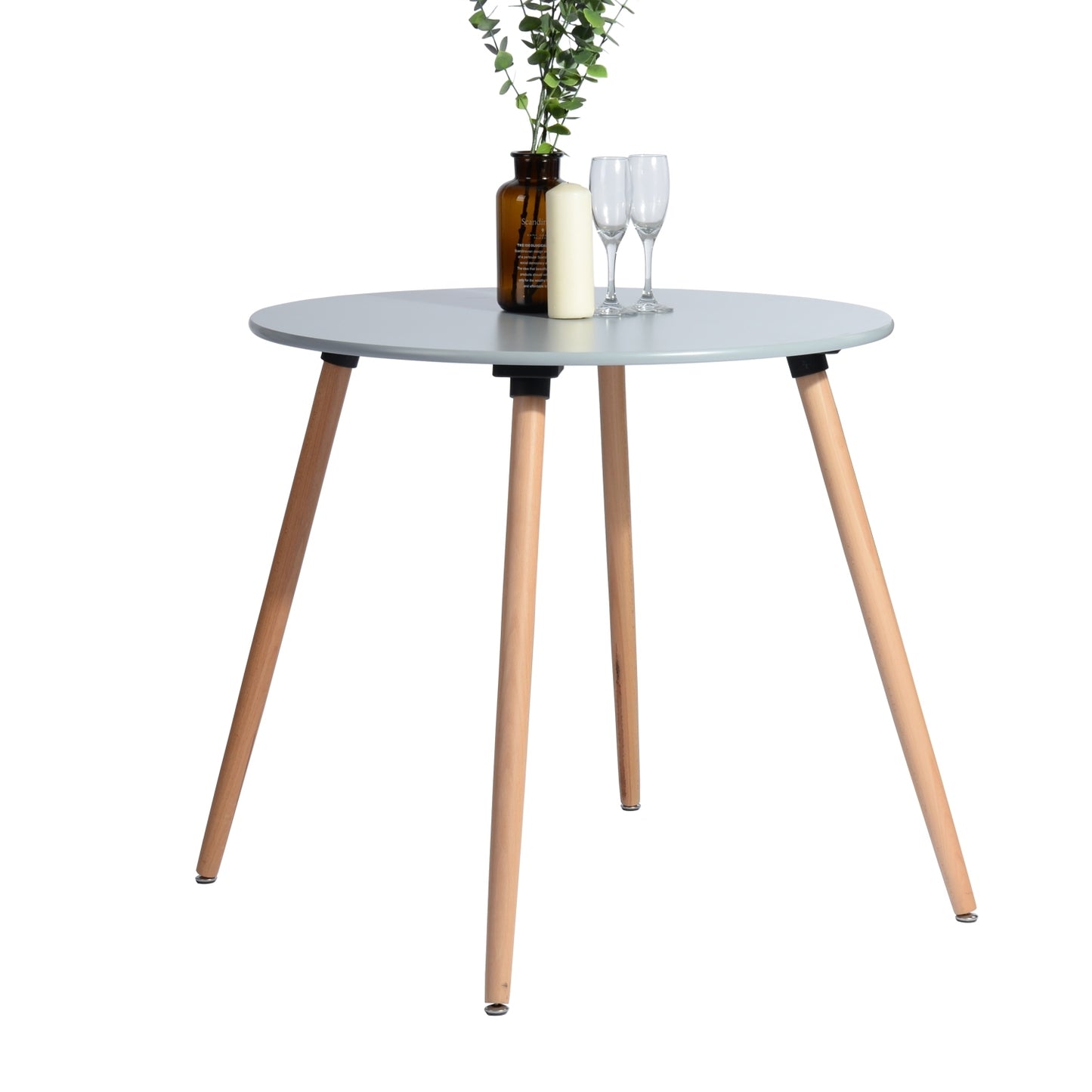 Modern Wooden Dining Table Round Rookie