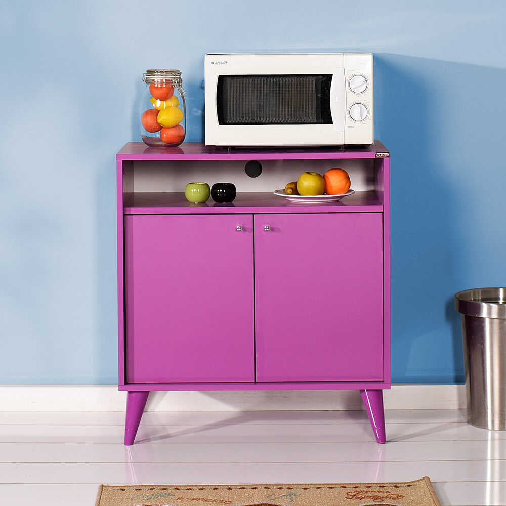 Multipurpose Cabinet W/ Two Doors Purple ADR