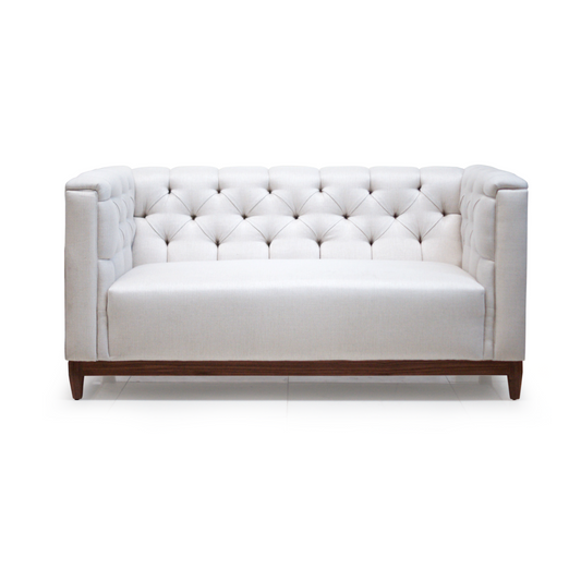 Love Seat White SKANOR