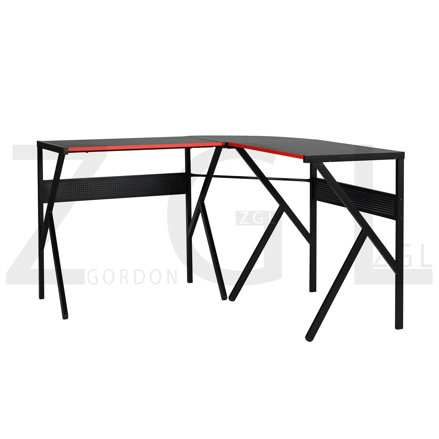 L-Shaped Gaming Desk Home Office Corner Table Alisson