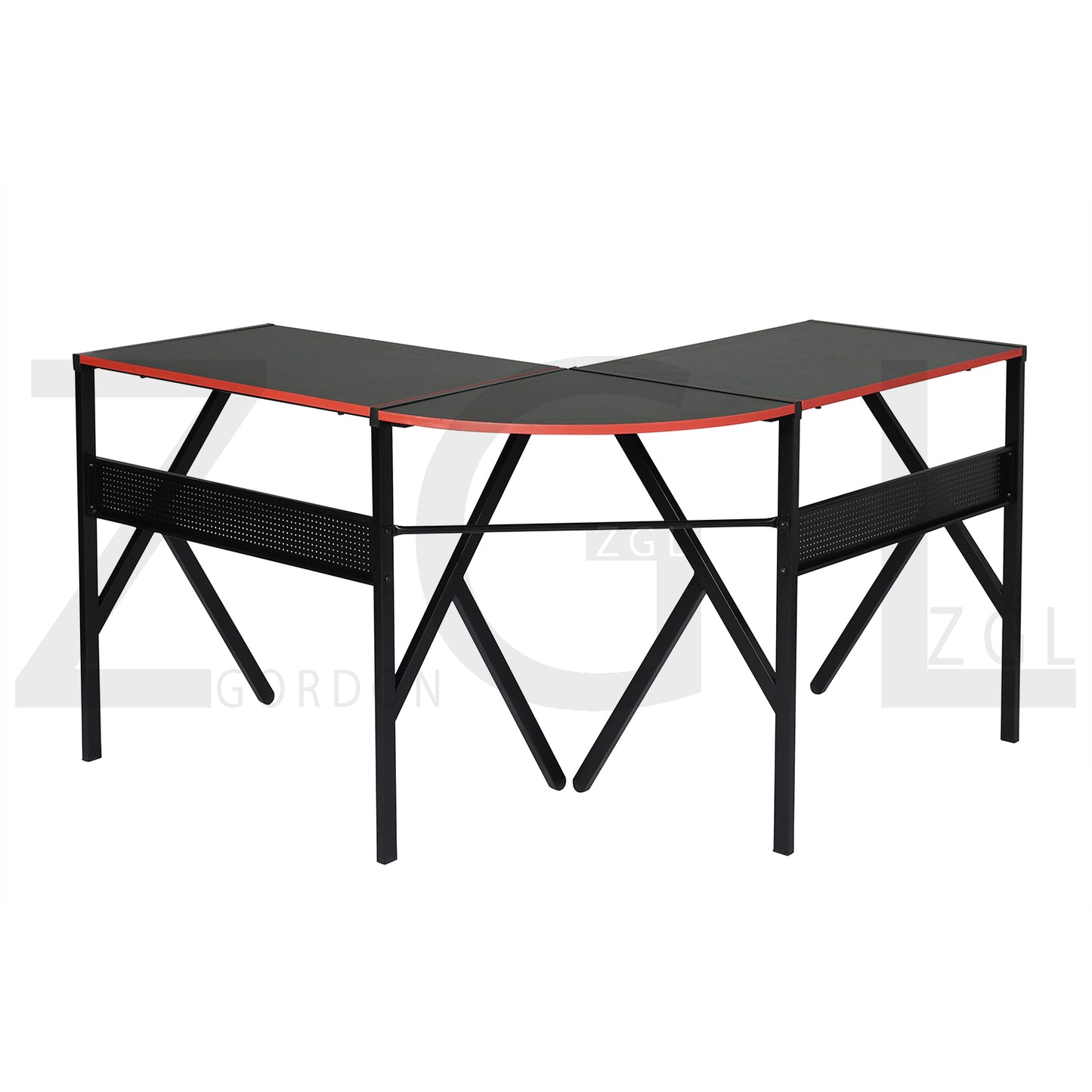 L-Shaped Gaming Desk Home Office Corner Table Alisson