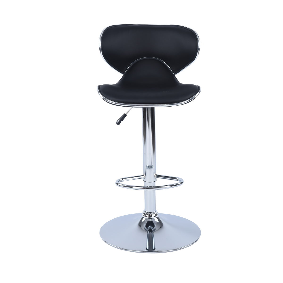 Barstools PU Upholstered Swivel Height Ajustable Bar Stools Arn