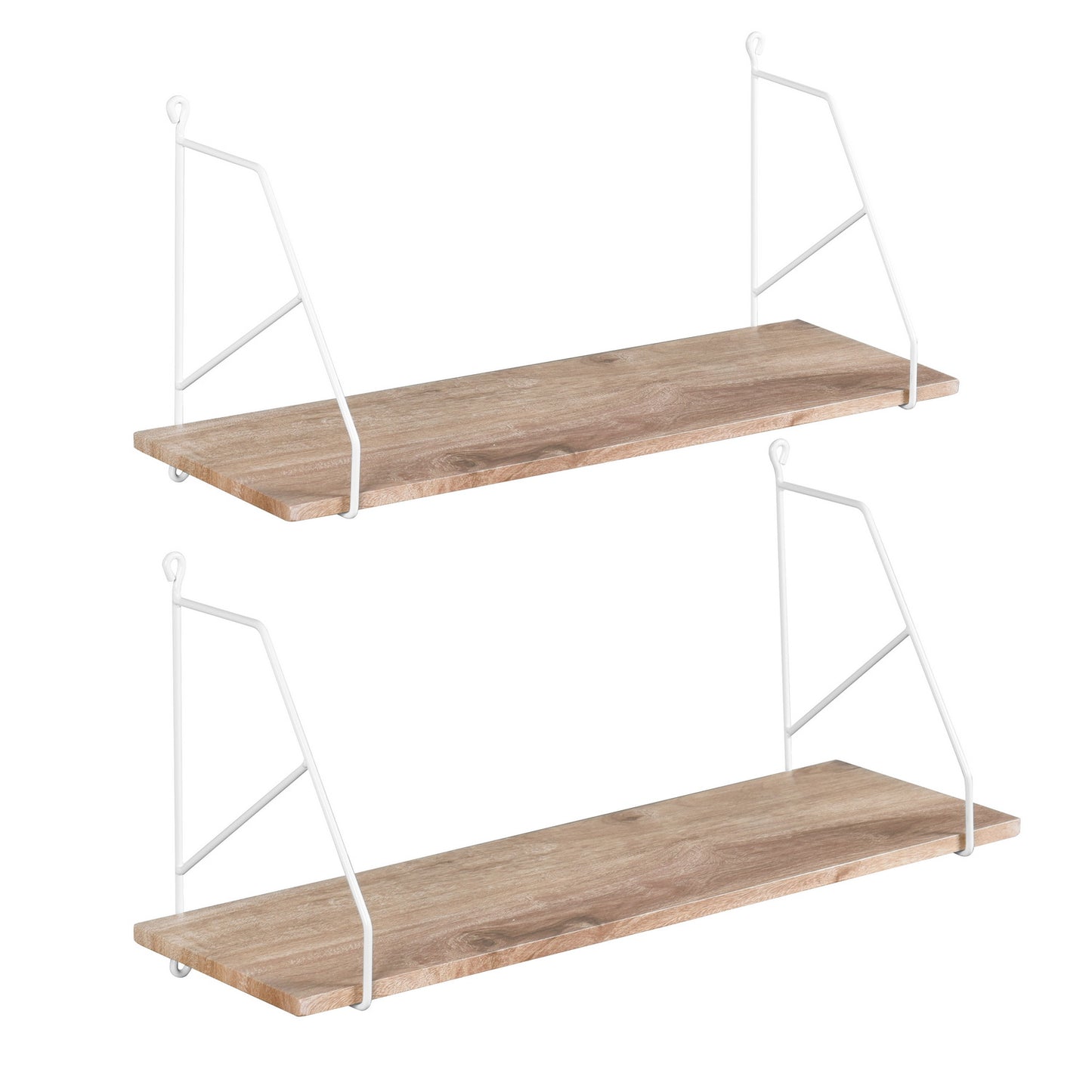 Set of 2 Floating Wall Shelves Decorative Calotta