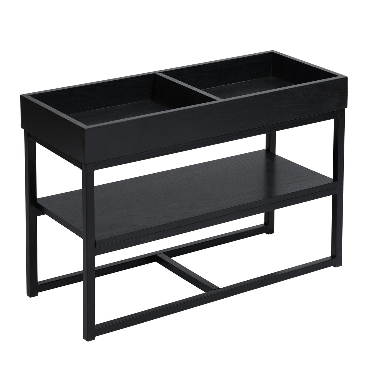 Coffee Table with Tray Shelf Side Table Centella