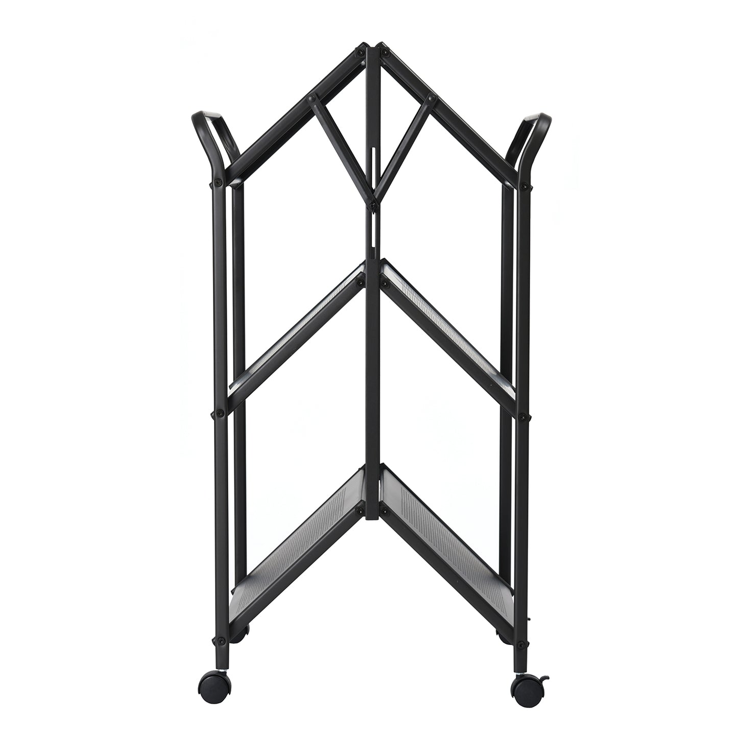 Folding Rolling Kitchen Trolley Serving Cart Elias