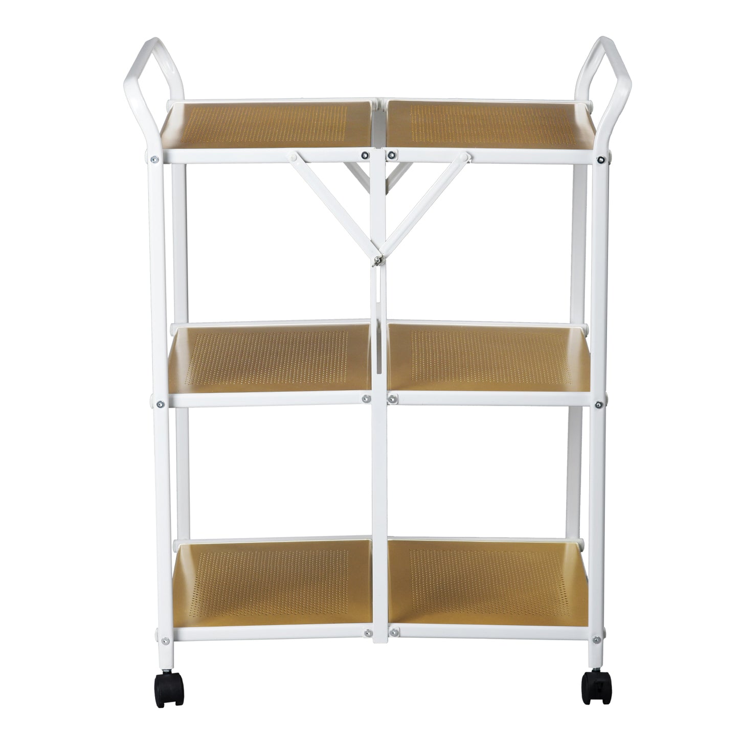 Folding Rolling Kitchen Trolley Serving Cart Elias