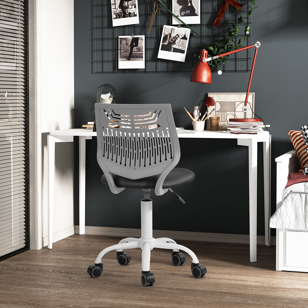 Home Study Chair Modern Home Office Desk Chair Mesh Upholstery Favors