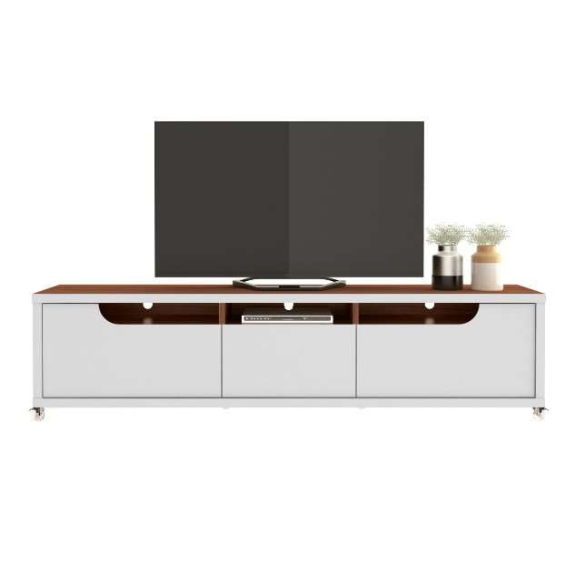 TV Rack Jersey 2,20M  White/Dakota