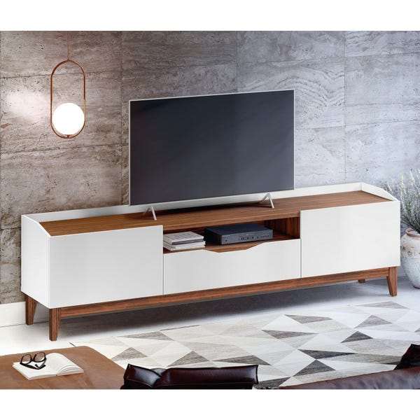 TV Stand Ravena 2,17M Off White/Noce