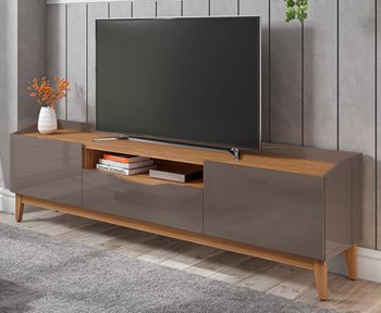 TV Stand Ravena 1,80M Pearl Grey/Noce