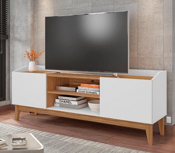 TV Stand Ravena 1,60M White/Noce