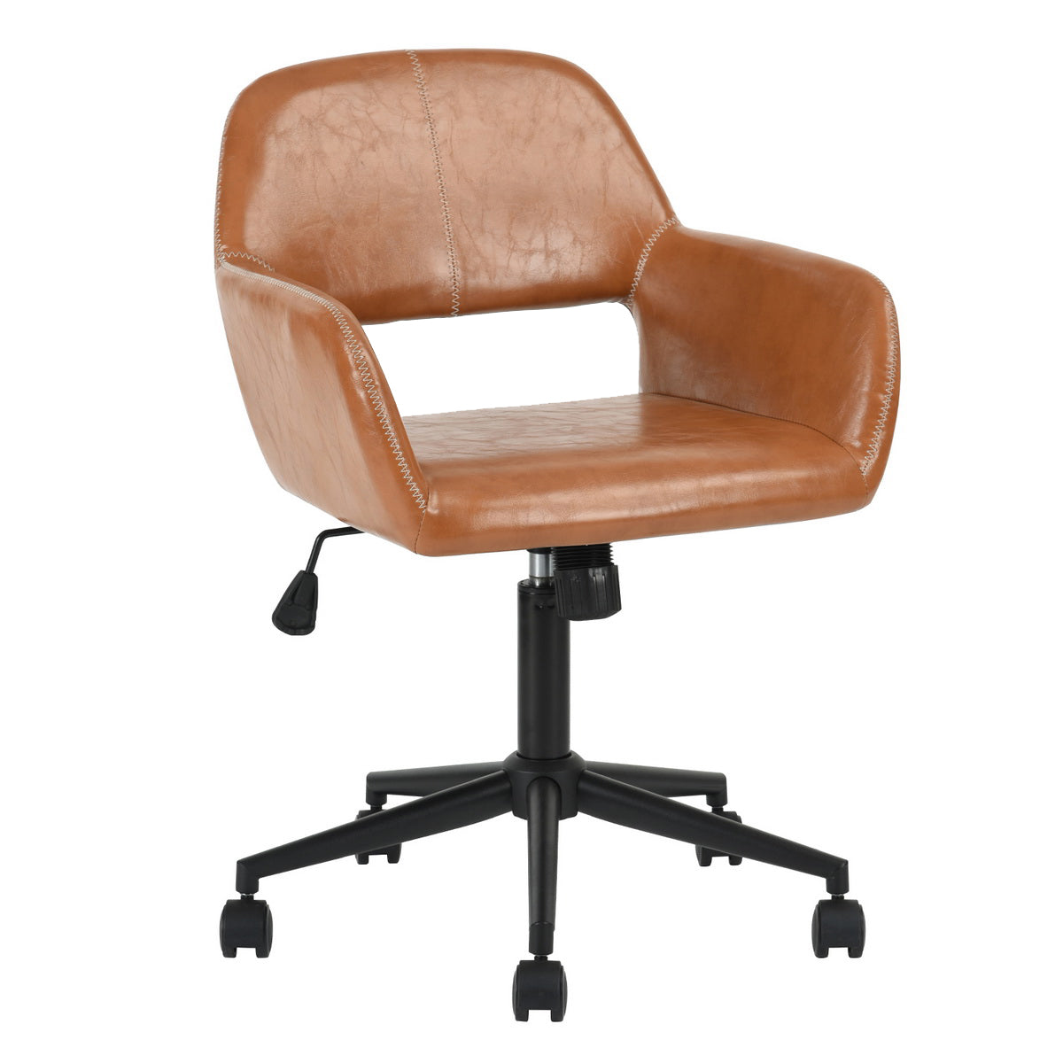 PU Upholstered Swivel Ergonomic Home Office Chair Filius