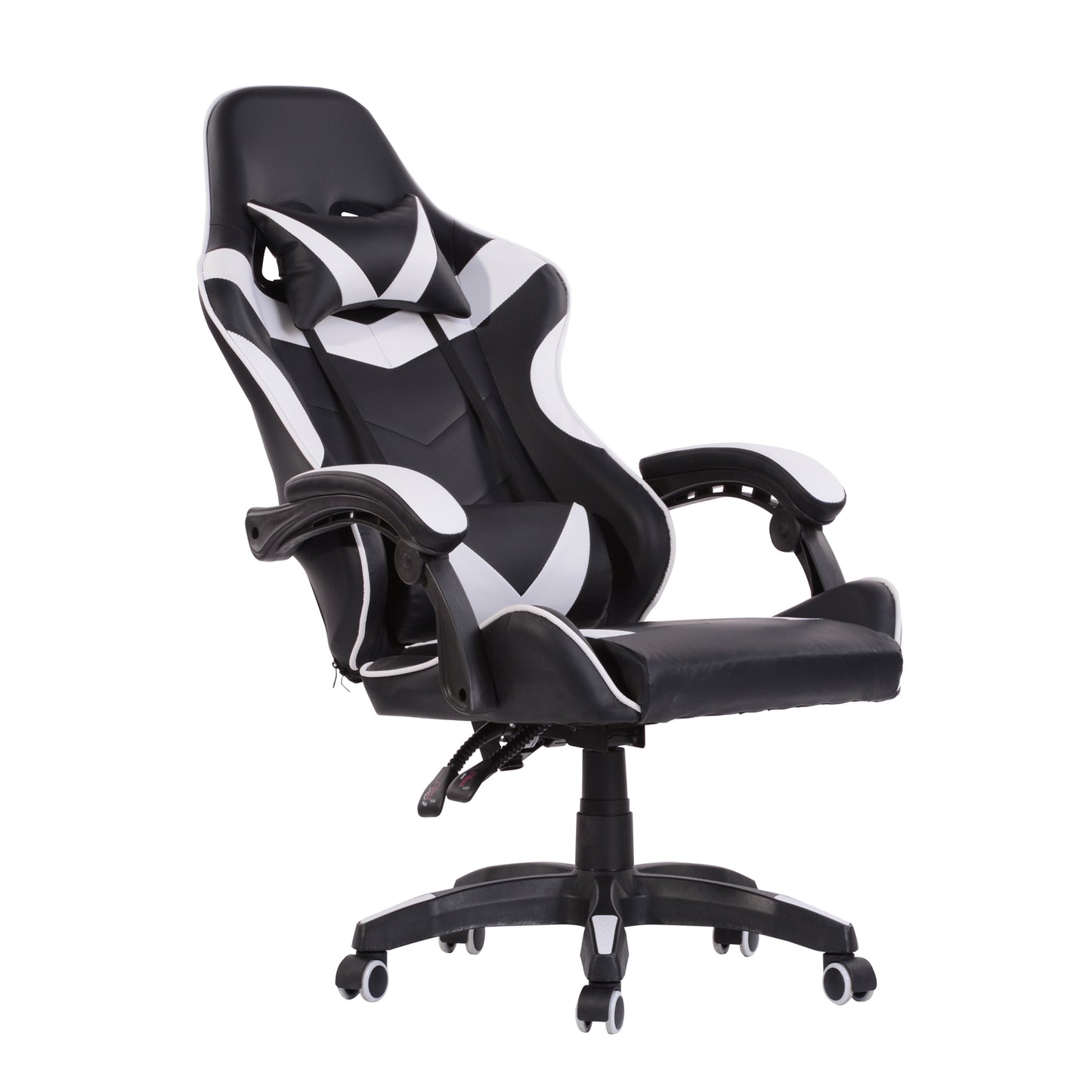 Gaming Chair Racing Office Chair Recliner Swivel Rocker with Headrest and Lumbar Pillow Ganesa