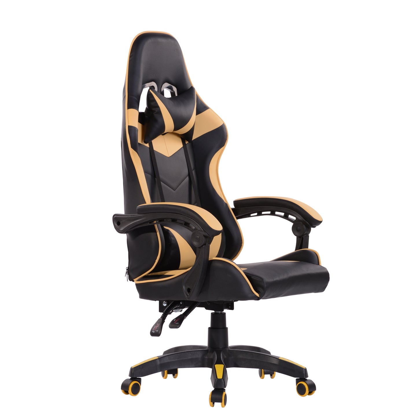 Gaming Chair Racing Office Chair Recliner Swivel Rocker with Headrest and Lumbar Pillow Ganesa