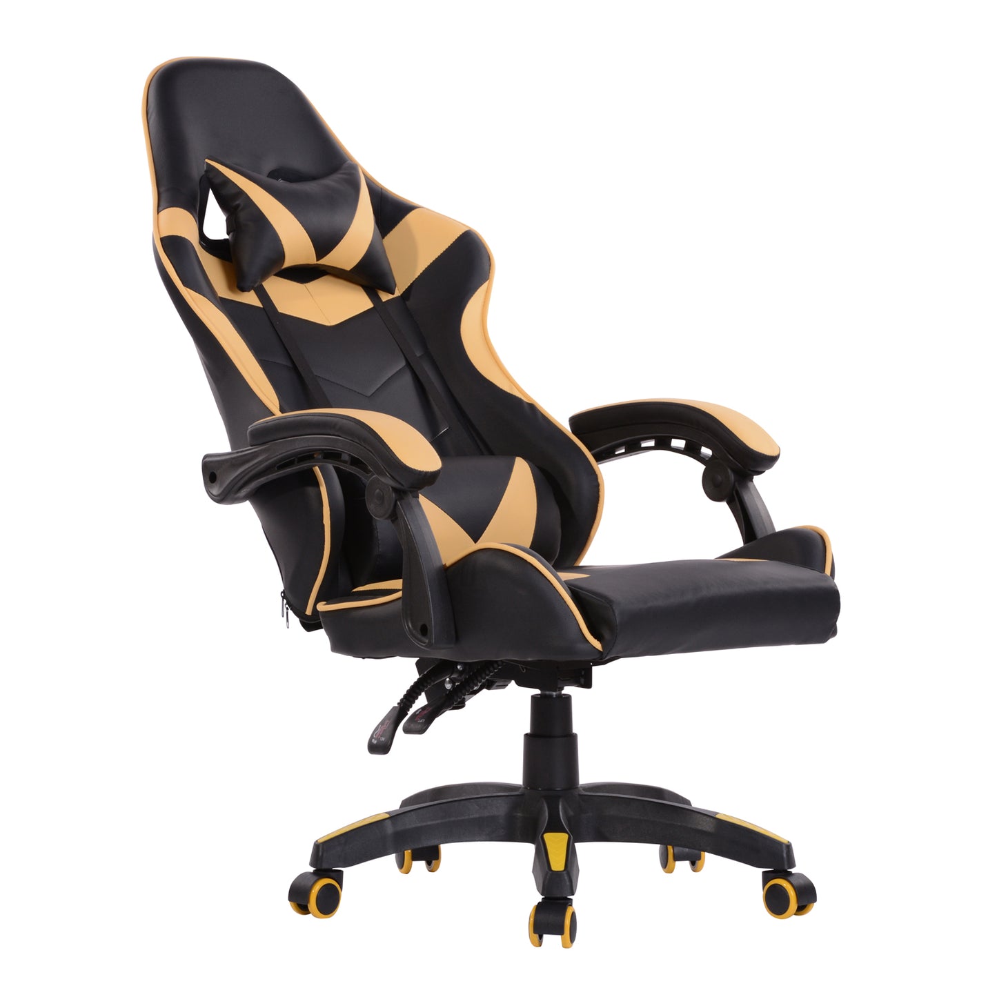 Gaming Chair Racing Office Chair Recliner Swivel Rocker with Headrest and Lumbar Pillow Ganesa