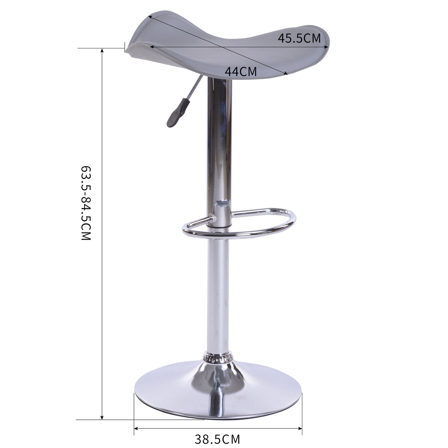 Barstools PVC Seat Swivel Height Adjustable Bar Stools Germaine