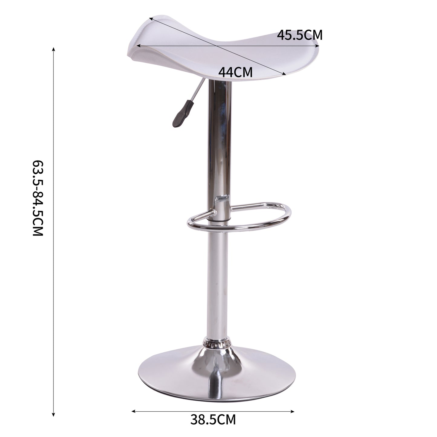 Barstools PVC Seat Swivel Height Adjustable Bar Stools Germaine