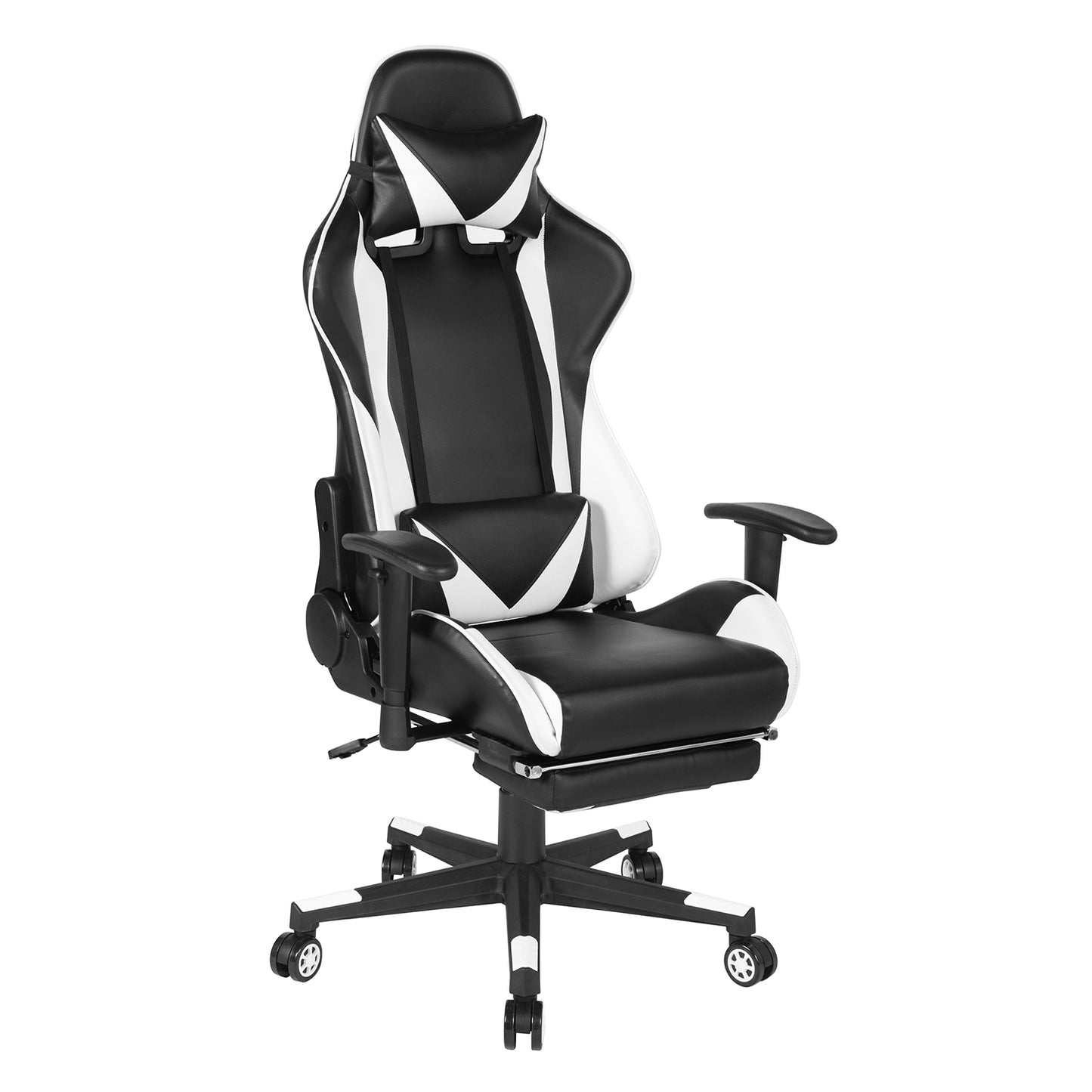 Gaming Chair Racing Office Chair Recliner Swivel Rocker with Headrest and Lumbar Pillow Gordan