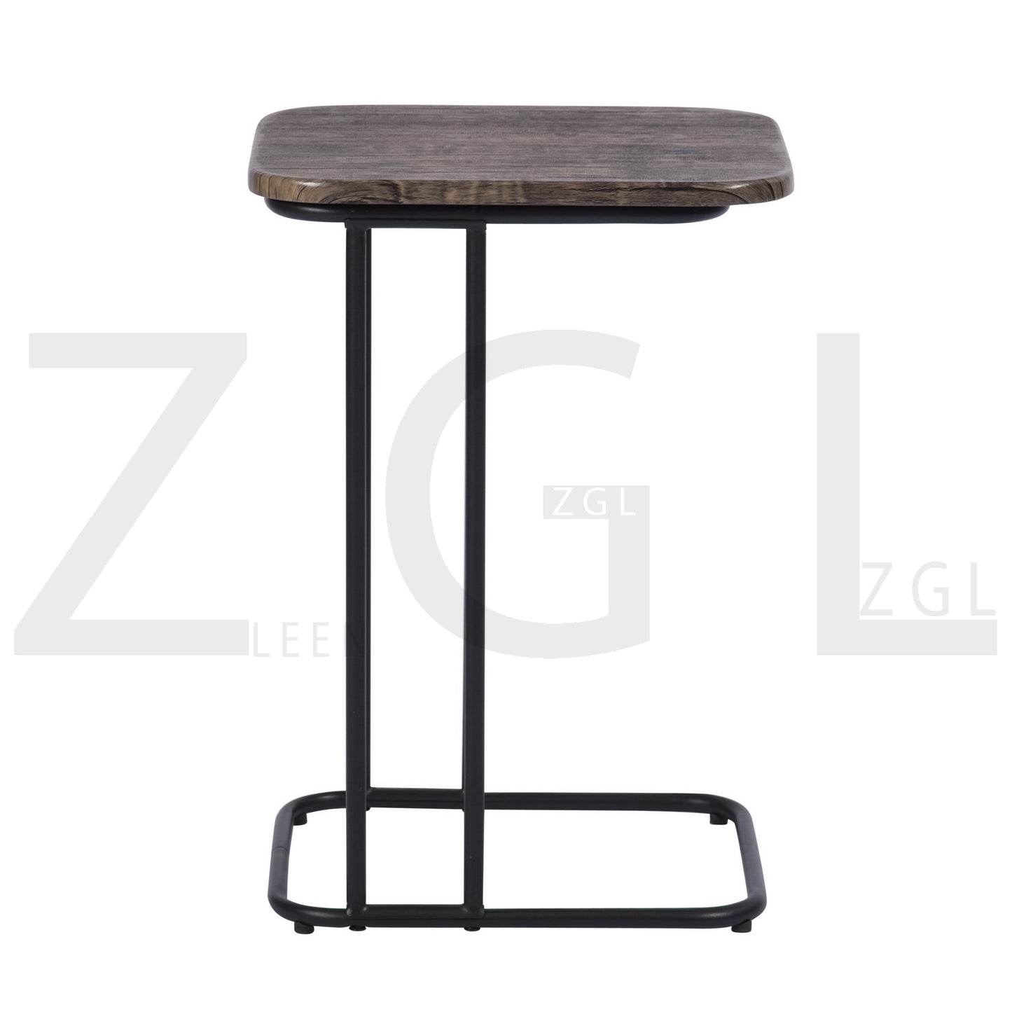 Sofa Side Table Narrow C Shaped for Bed Couch Herron