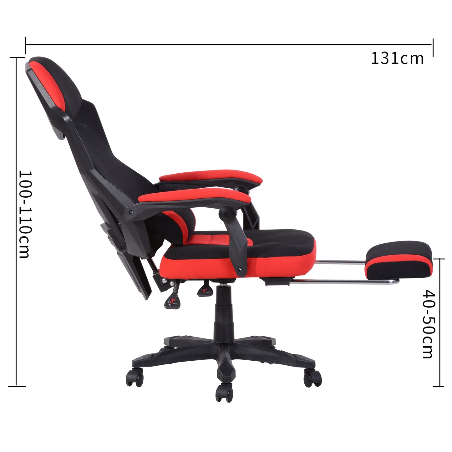 Gaming Chair Mesh Racing Office Chair Recliner Swivel Rocker with Headrest and Lumbar Pillow Imhoff