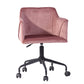 Velvet Upholstered Swivel Ergonomic Home Office Chair Armrest Jamal