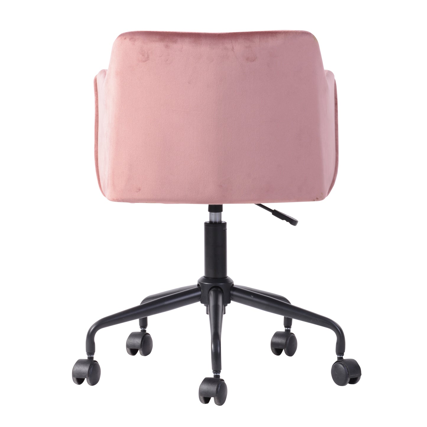 Velvet Upholstered Swivel Ergonomic Home Office Chair Armrest Jamal