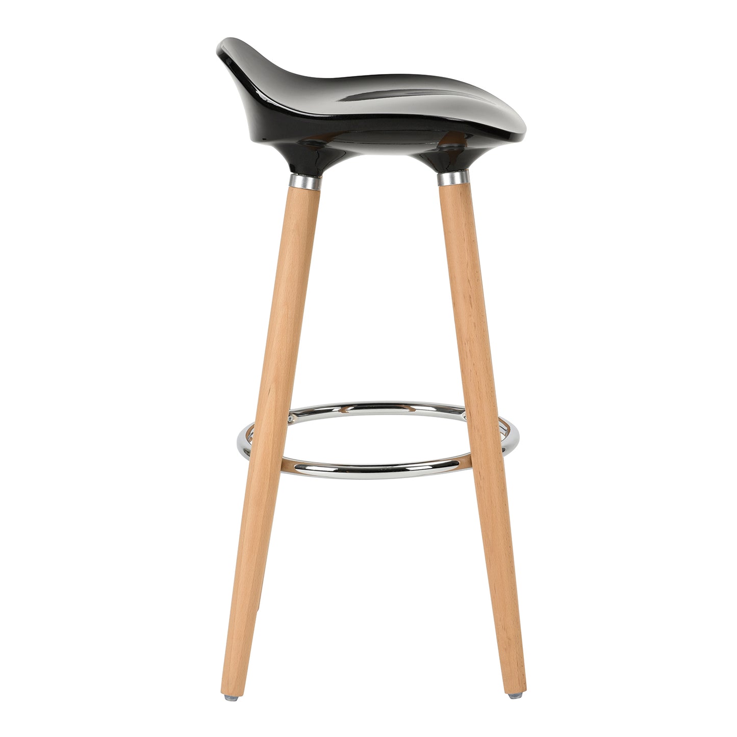 Barstools Plastic Seat Wooden Legs Bar Stools Jasmine