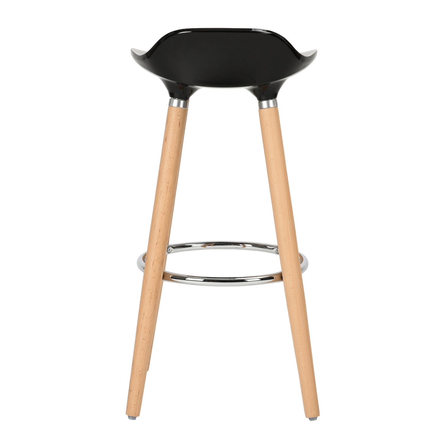 Barstools Plastic Seat Wooden Legs Bar Stools Jasmine