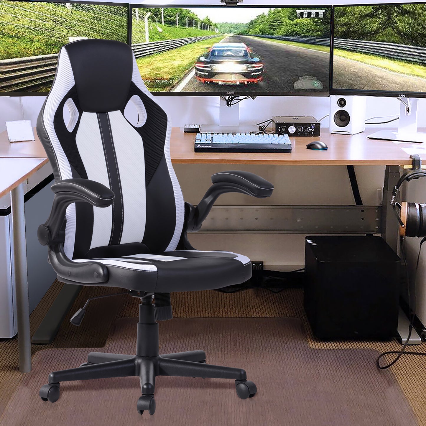 Gaming Chair Racing Office Chair Seat Height Adjustment Jaxson