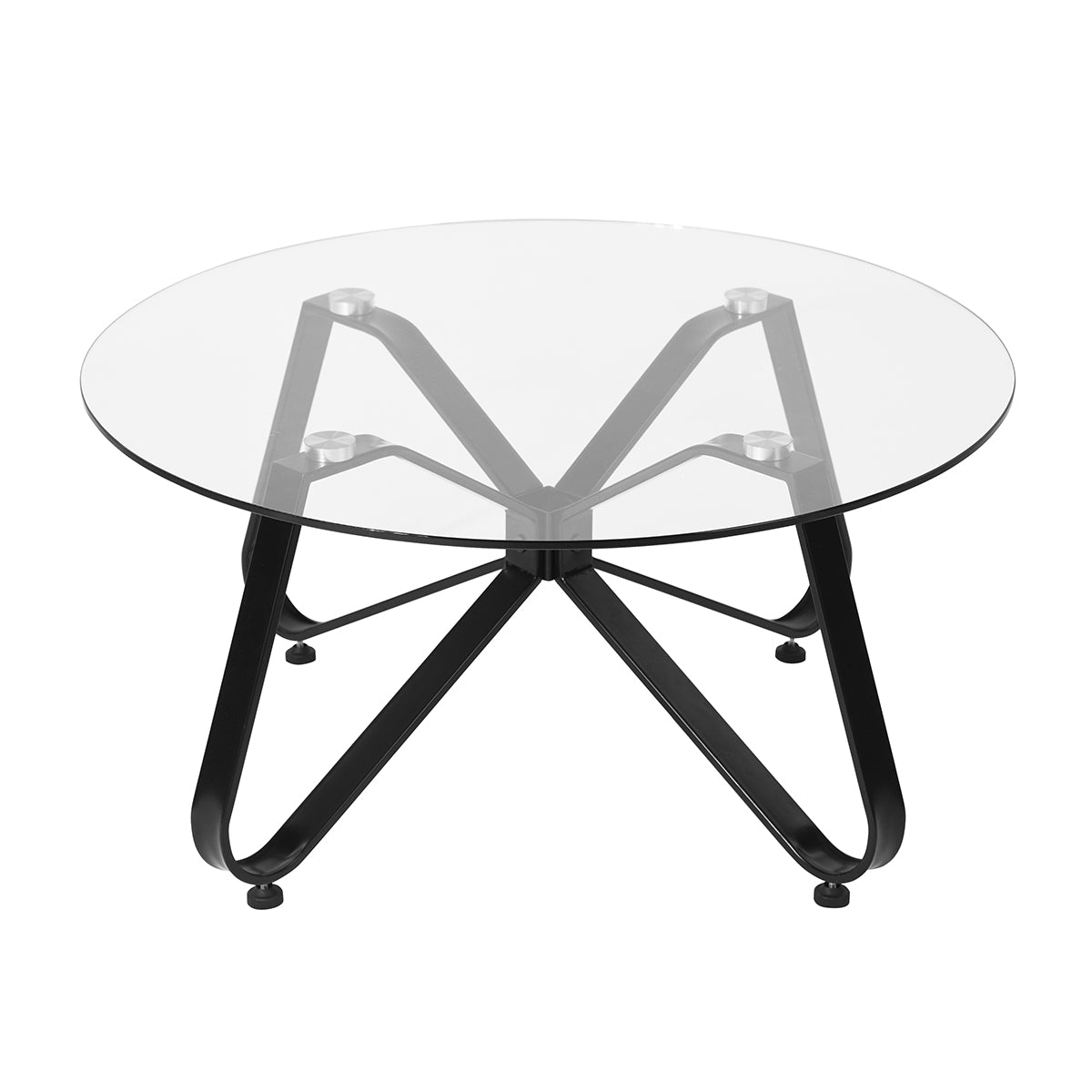 Glass Round Coffee Table Modern Center Table Konya