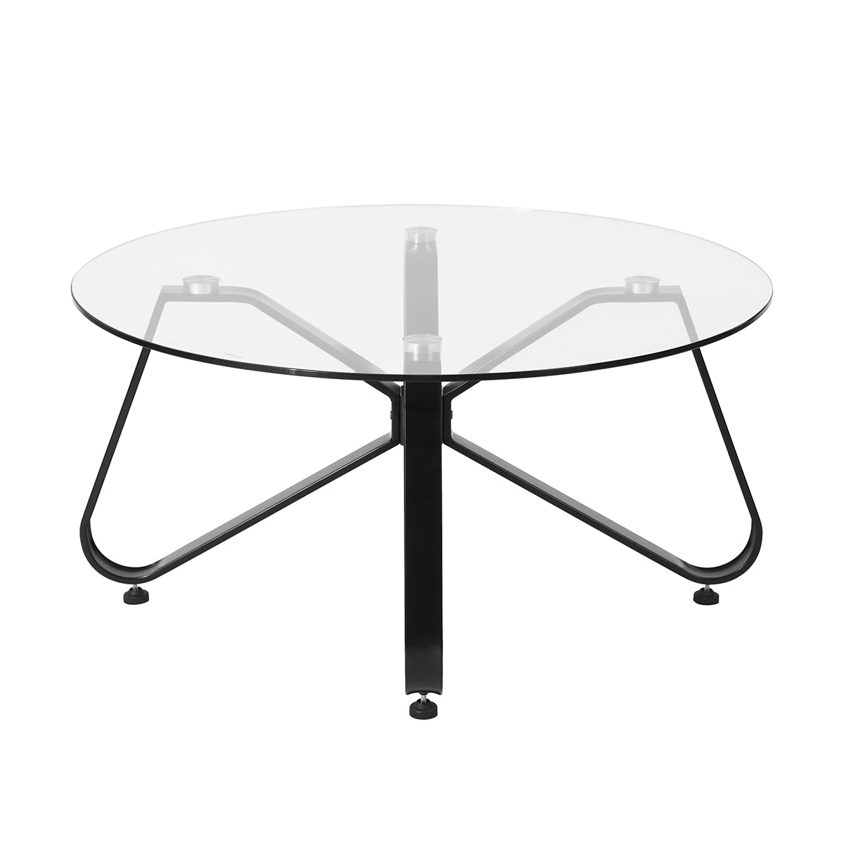 Glass Round Coffee Table Modern Center Table Konya