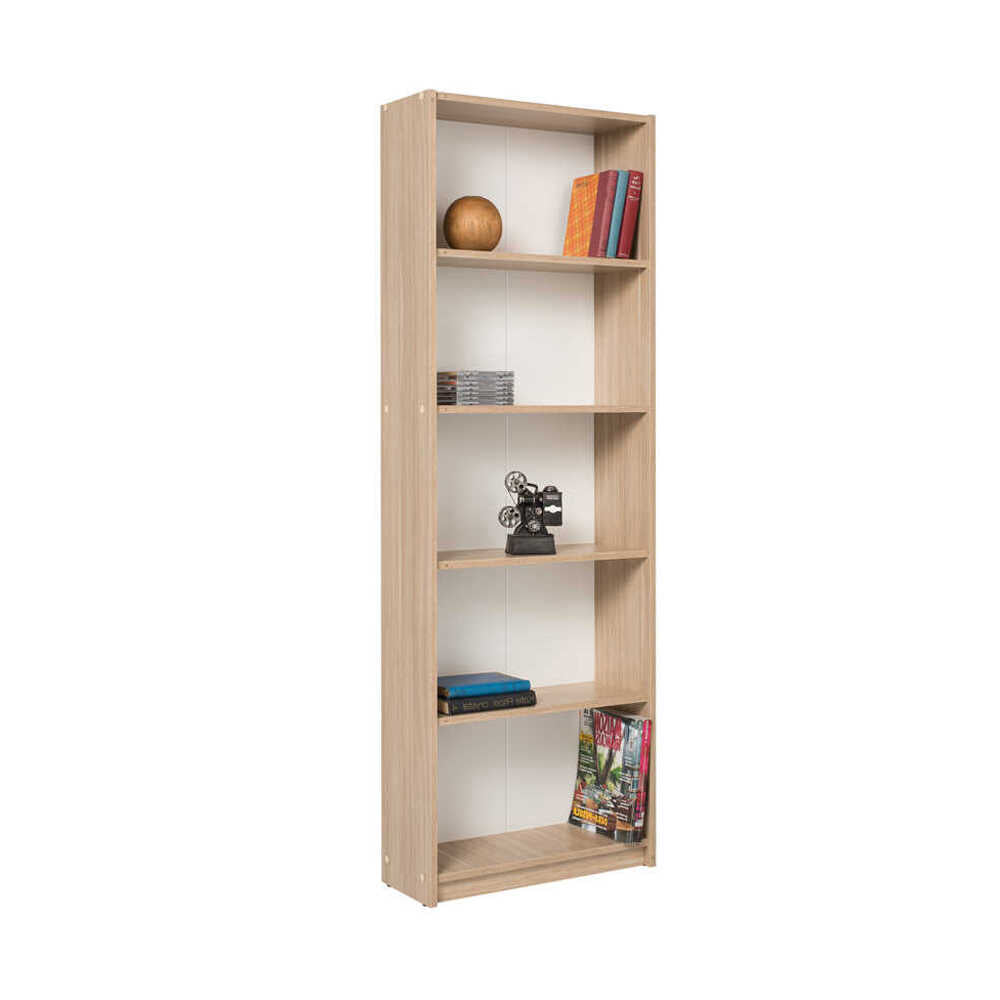 Bookcase W/ Five Section Oak KTP