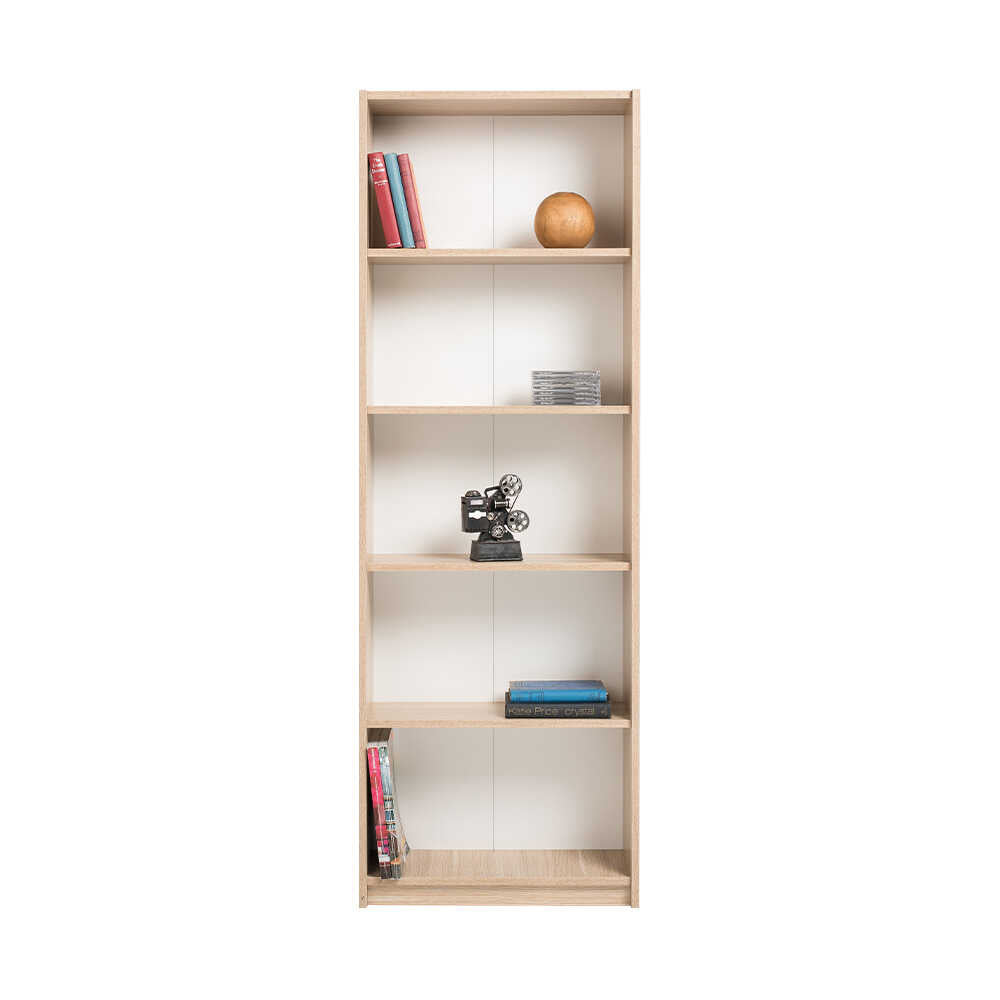 Bookcase W/ Five Section Oak KTP