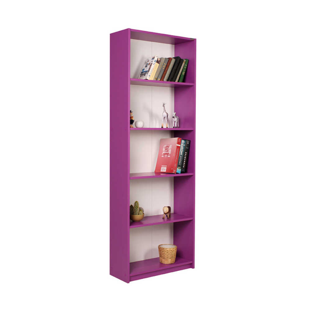 Bookcase W/ Five Section Purple KTP