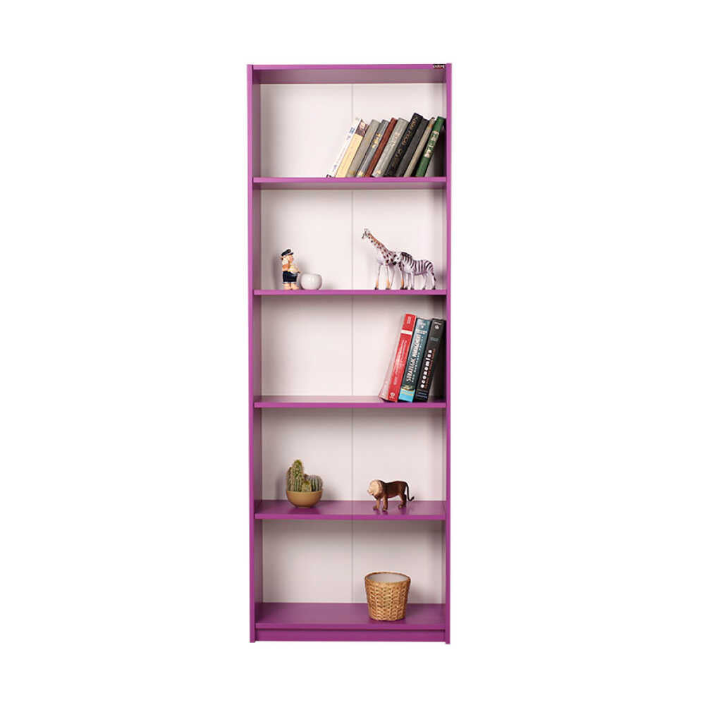 Bookcase W/ Five Section Purple KTP