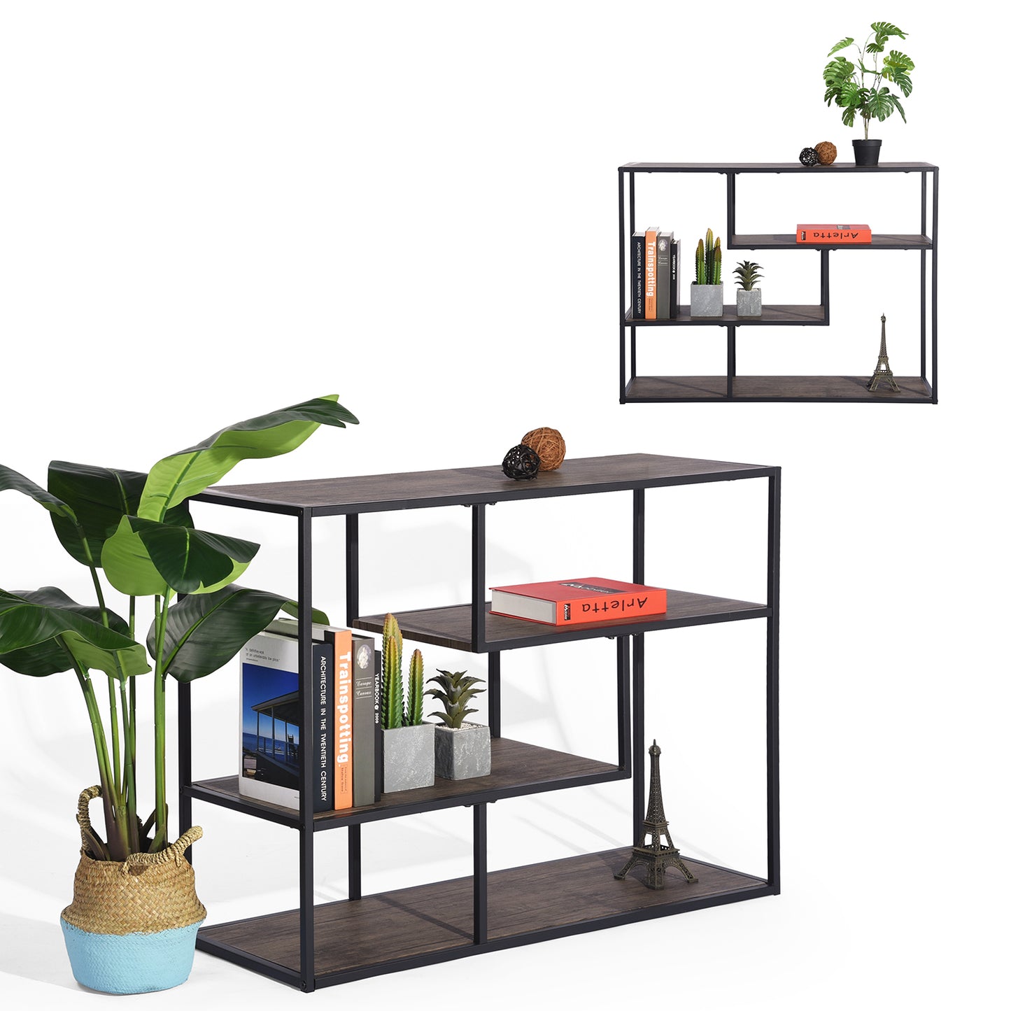 Bookcase 3 Shelves Bookshelf Storage Organizer Metacritic