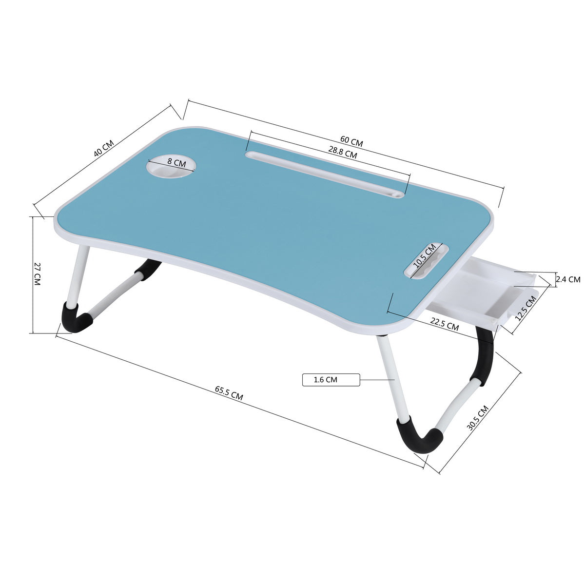 Laptop Desk Foldable Laptop Table Bed Tray Nolito