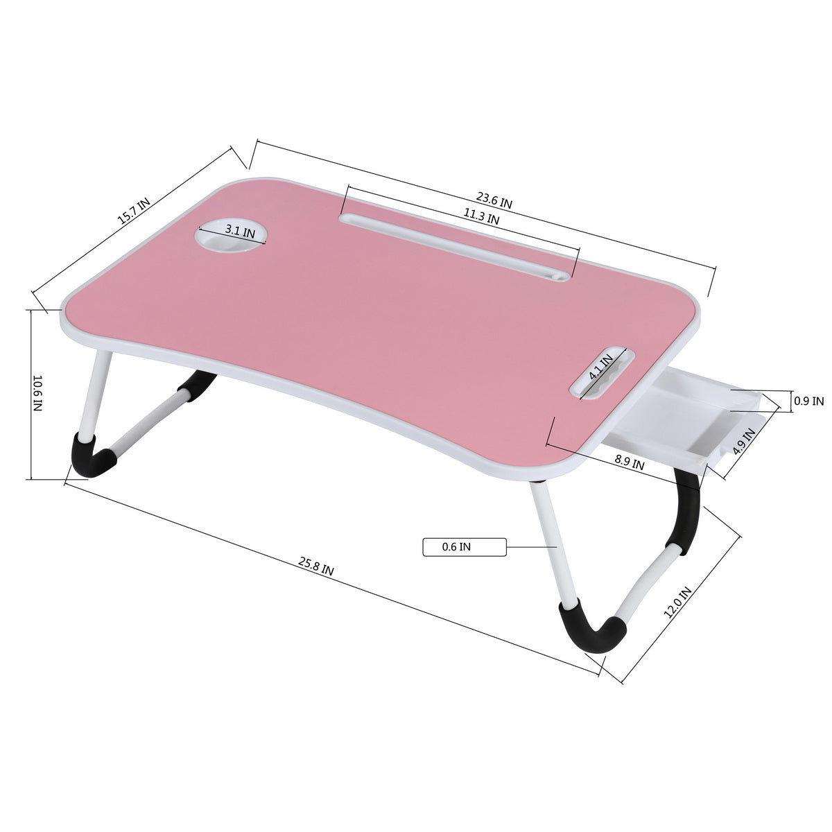 Laptop Desk Foldable Laptop Table Bed Tray Nolito