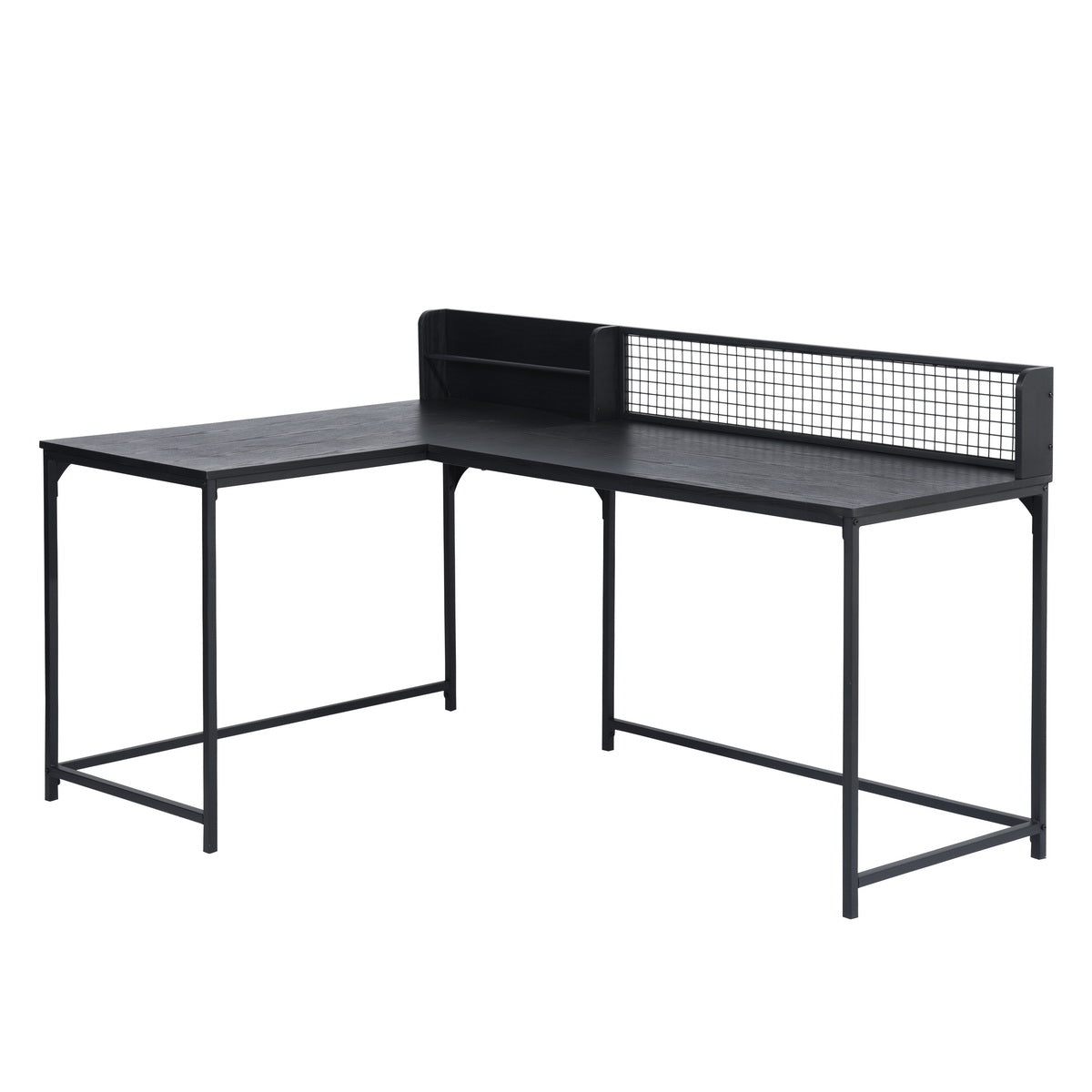 L-Shaped Computer Office Desk Space for Storage Roger