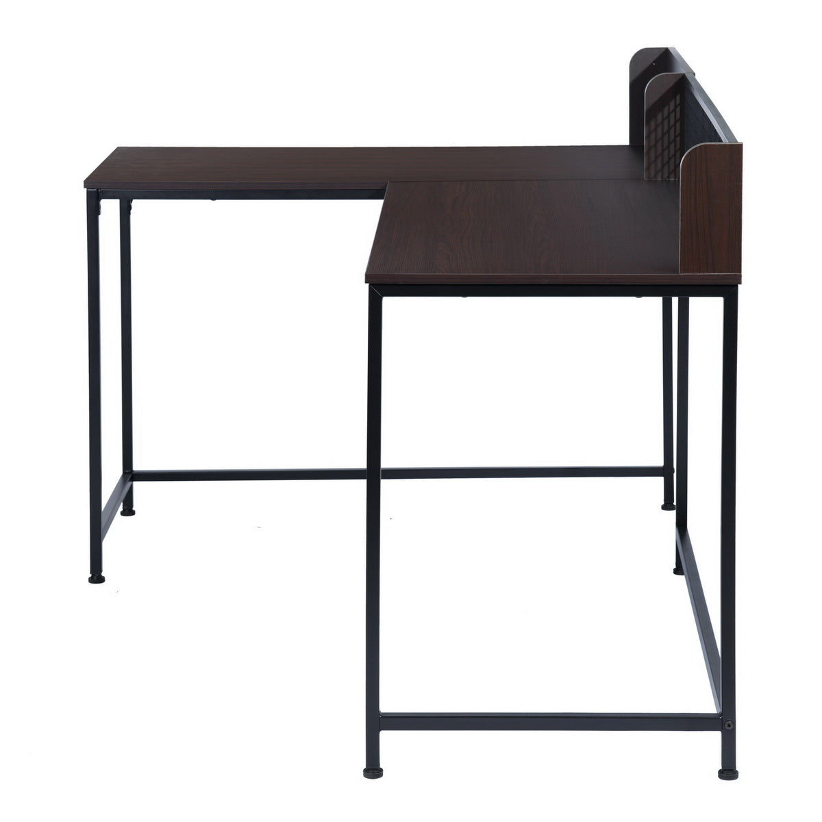 L-Shaped Computer Office Desk Space for Storage Roger