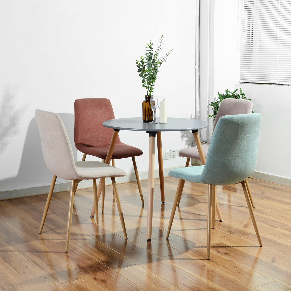 Modern Wooden Dining Table Round Rookie