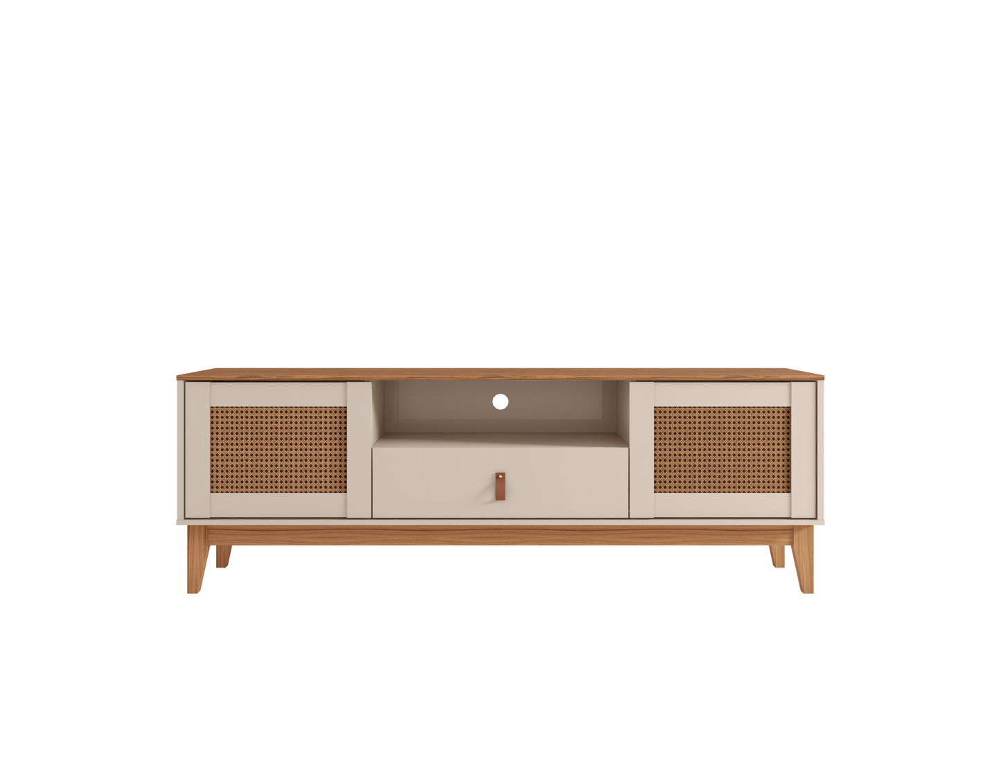 TV Stand Esmeralda 60" Off White/Noce