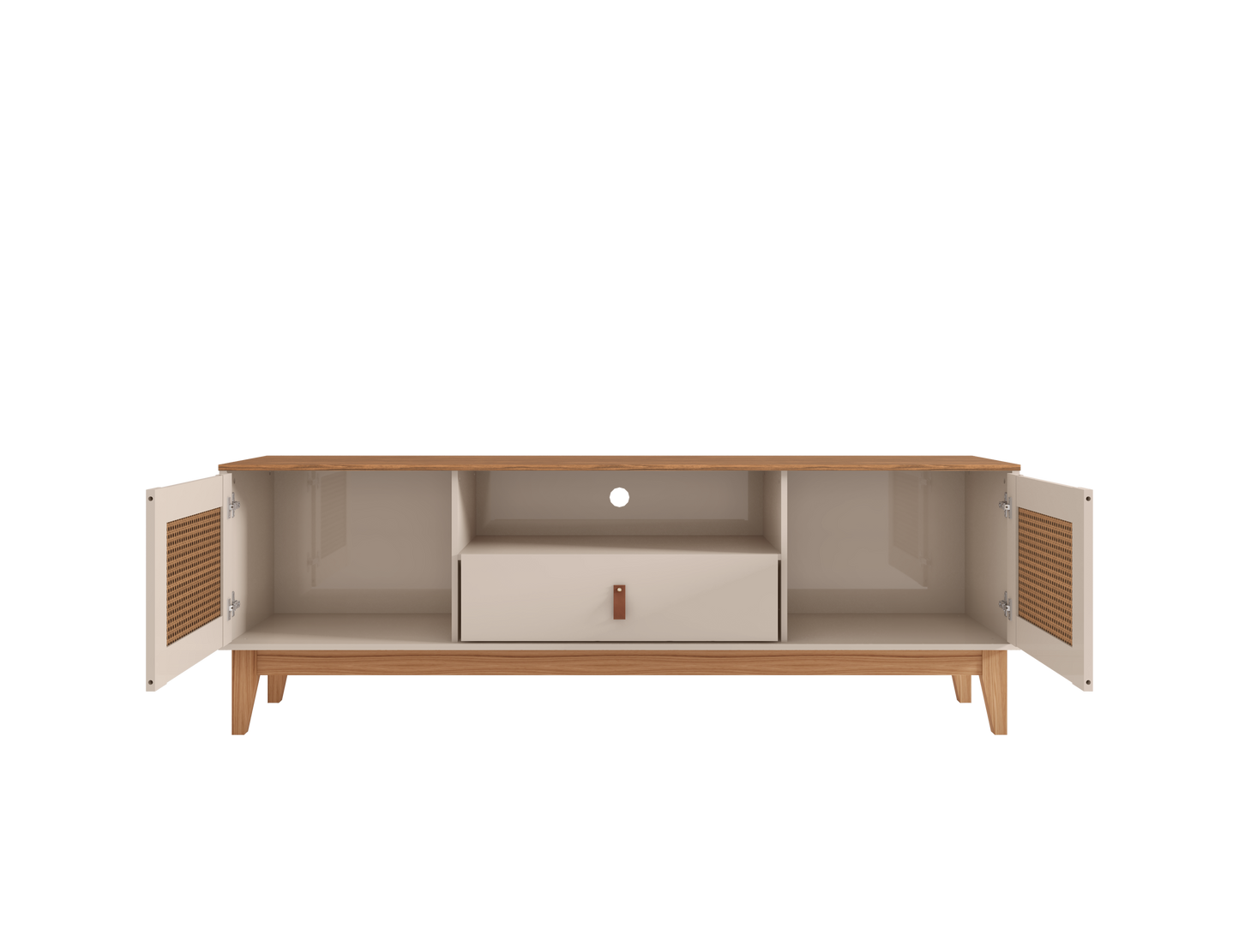 TV Stand Esmeralda 60" Off White/Noce