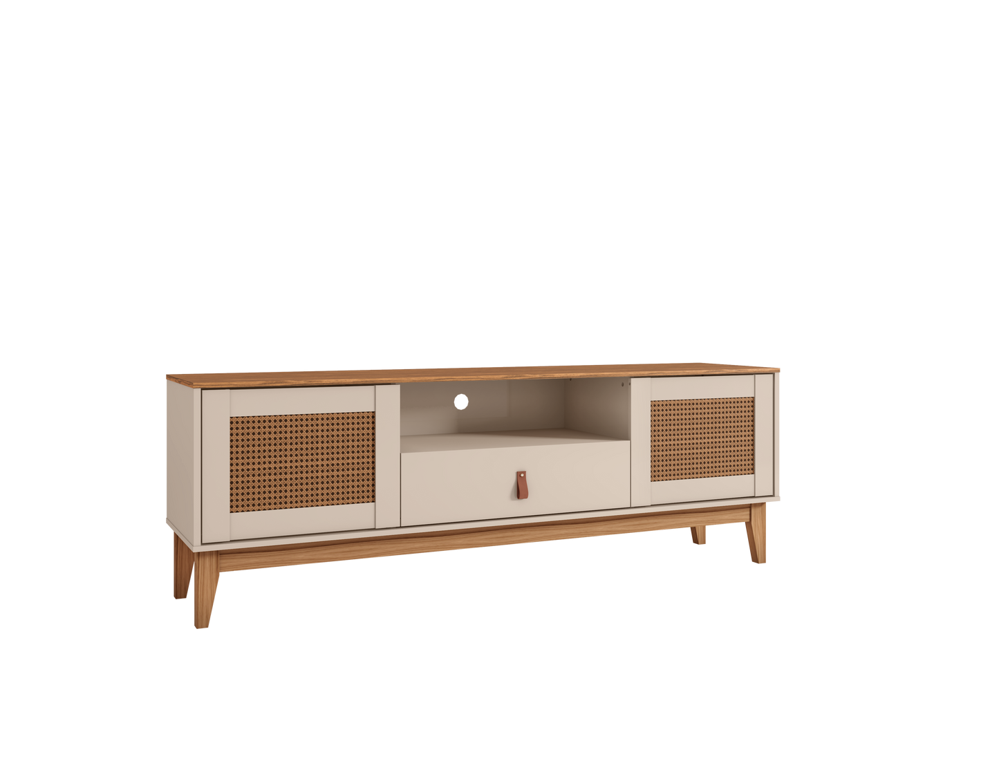 TV Stand Esmeralda 60" Off White/Noce