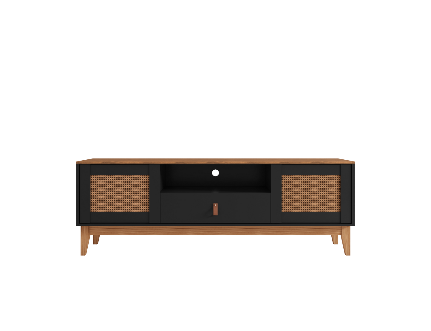 TV Stand Esmeralda 60" Black/Noce