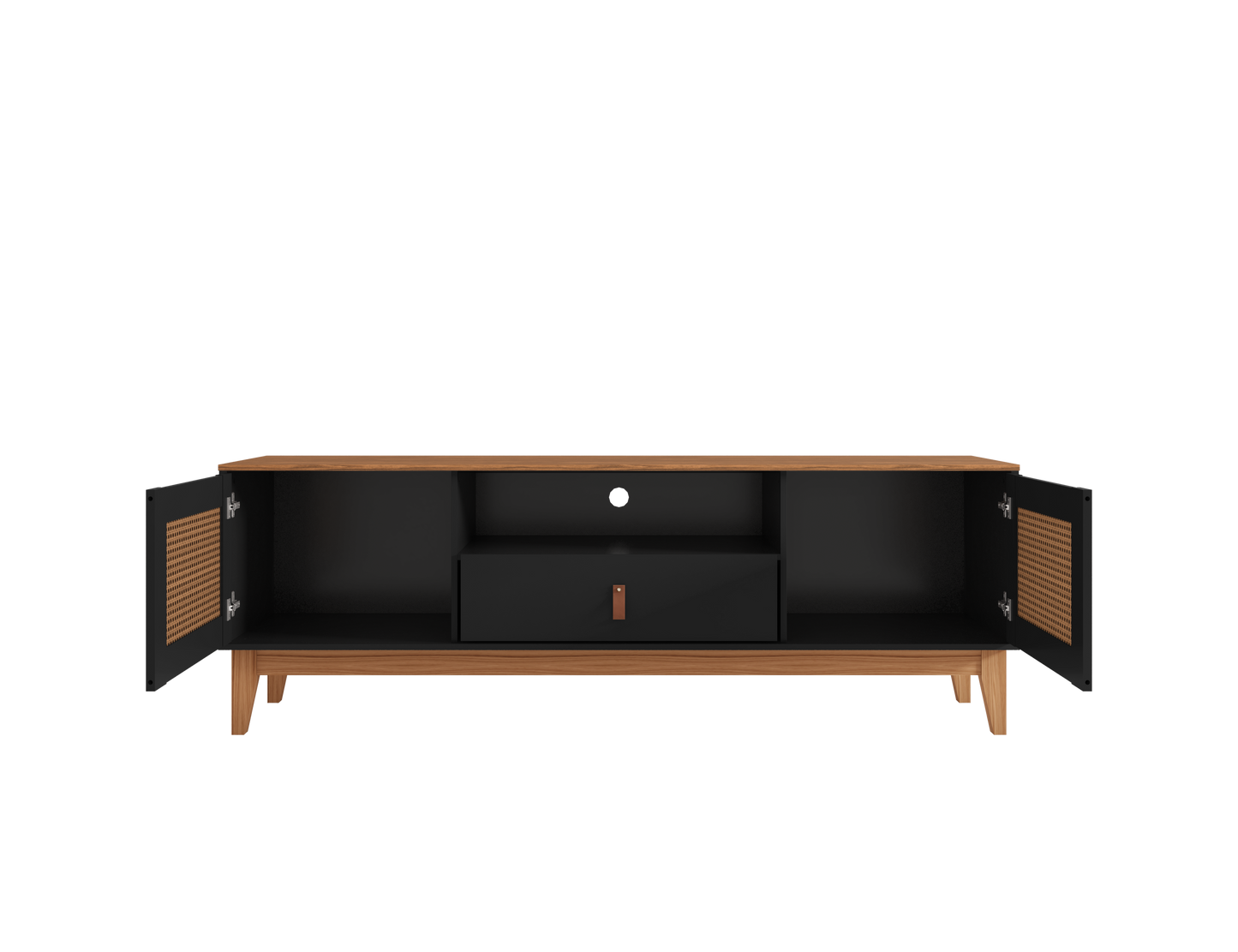 TV Stand Esmeralda 60" Black/Noce