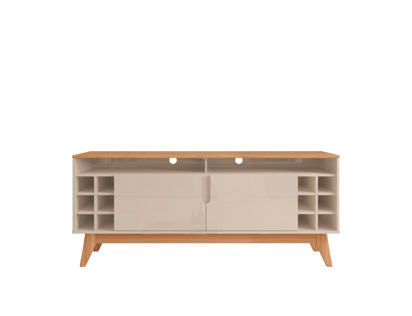 TV Stand Wine 1,6M Off White/Noce